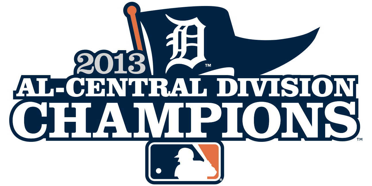 Detroit Tigers 2013 Champion Logo iron on transfers for fabric